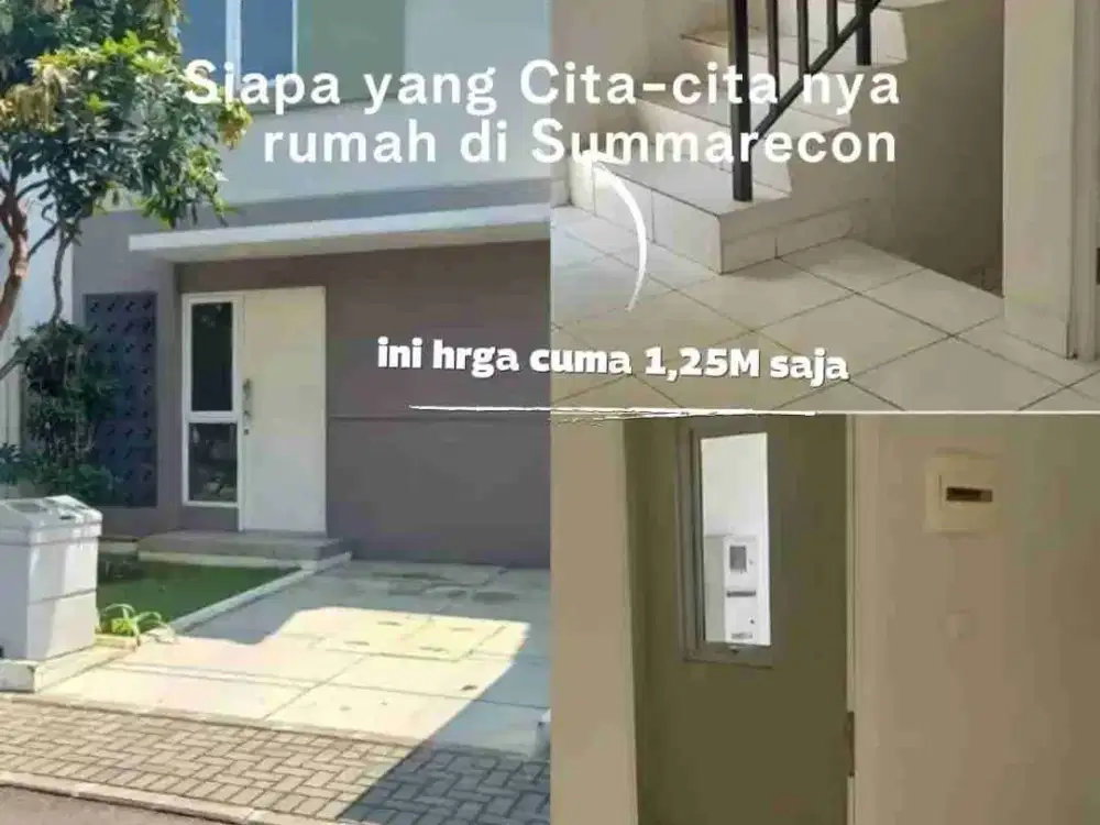 Jual cepat rumah di Summarecon Bandung