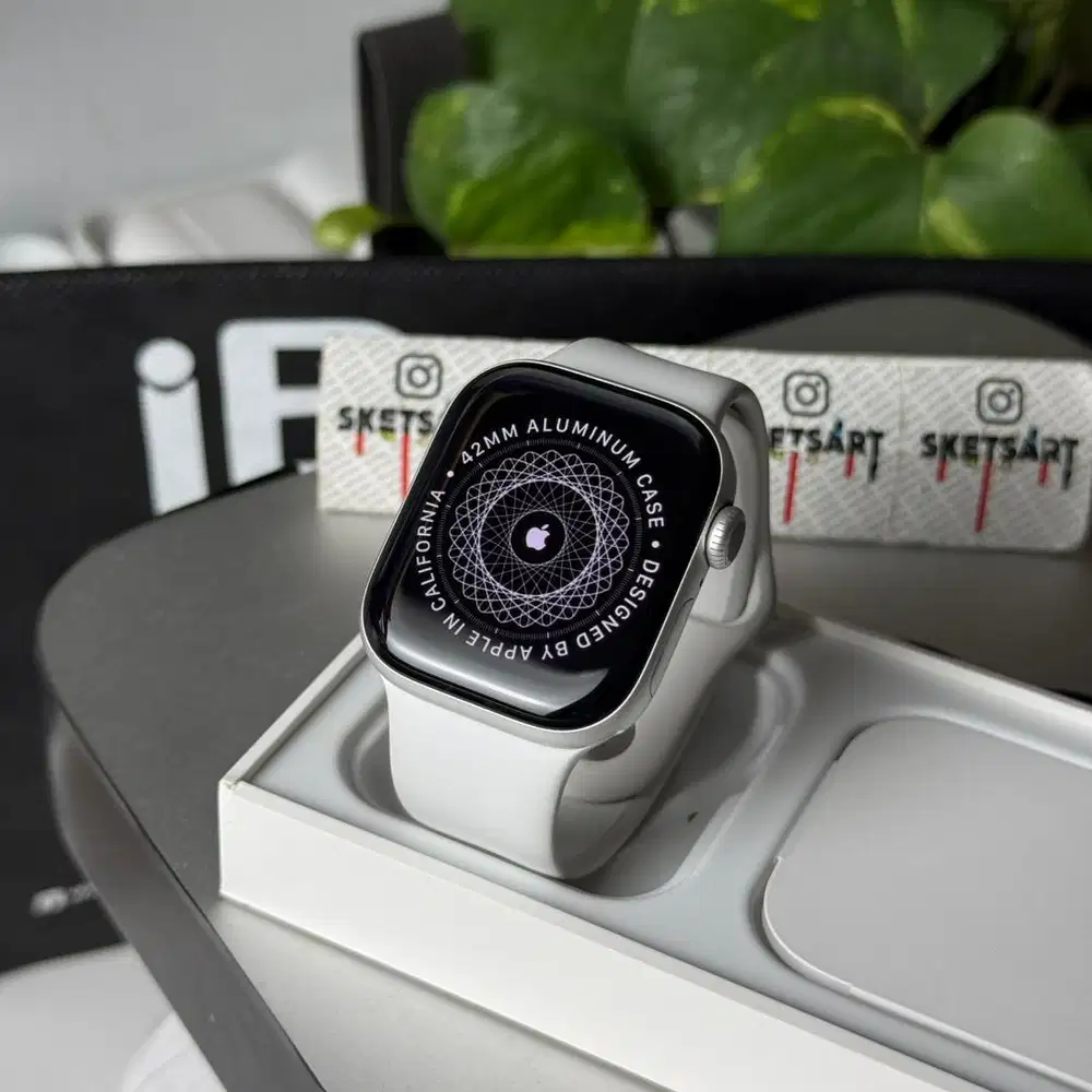 Apple Watch Series 10 42mm Silver iBox iwatch Battery Health 97%