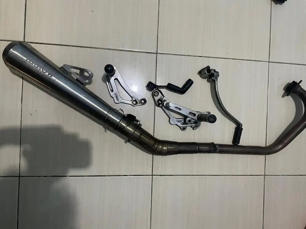 Knalpot racing, underbone, kickstarter bekas fu