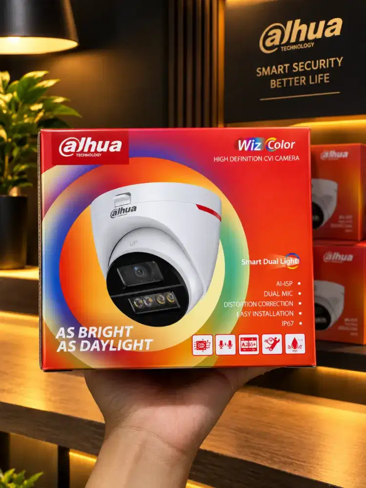 Kamera Indoor Dahua Analog 2MP Wizcolor