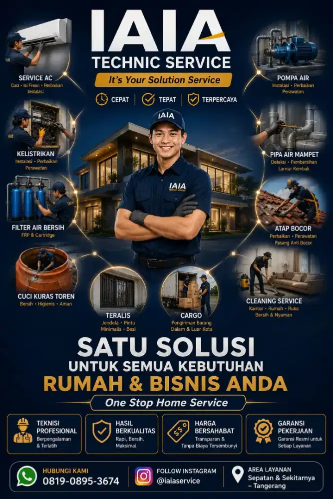 pasang cuci ac di sepatan tangerang