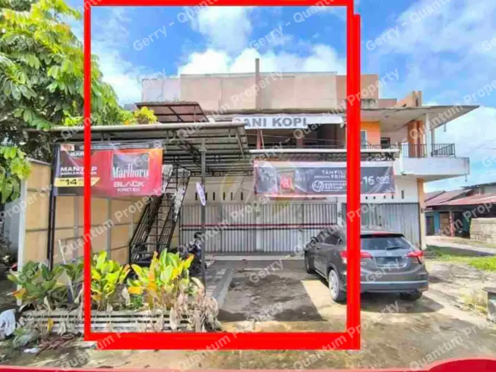 Ruko Jual 2 Pintu Plong Purnama 2 Tepi Jalan Pontianak