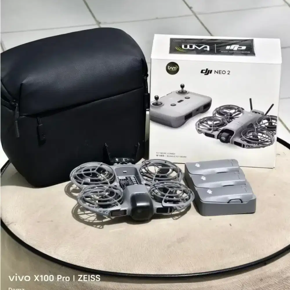 DJI NEO 2 FMC FLY MORE COMBO TANPA REMOTE LIKE NEW FULLSET