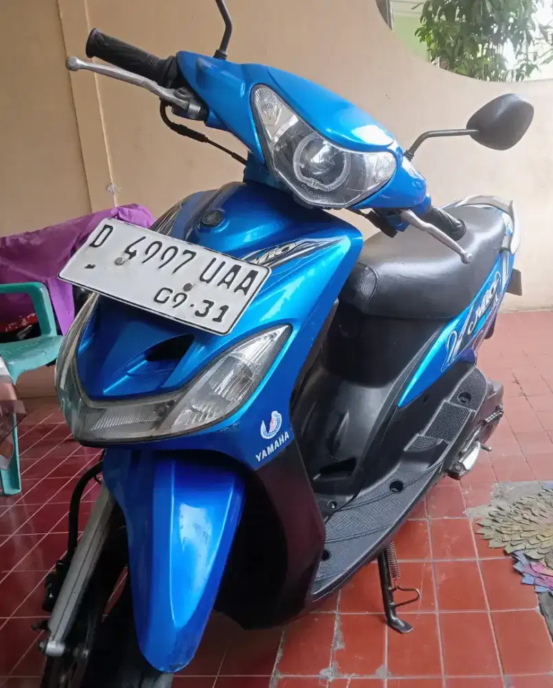 Yamaha Mio Carbu 2011 Biru full ori mulus siap pakai.