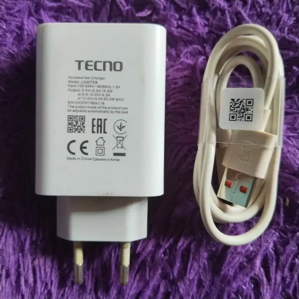 CHARGER ORIGINAL TECNO 33 WATT
