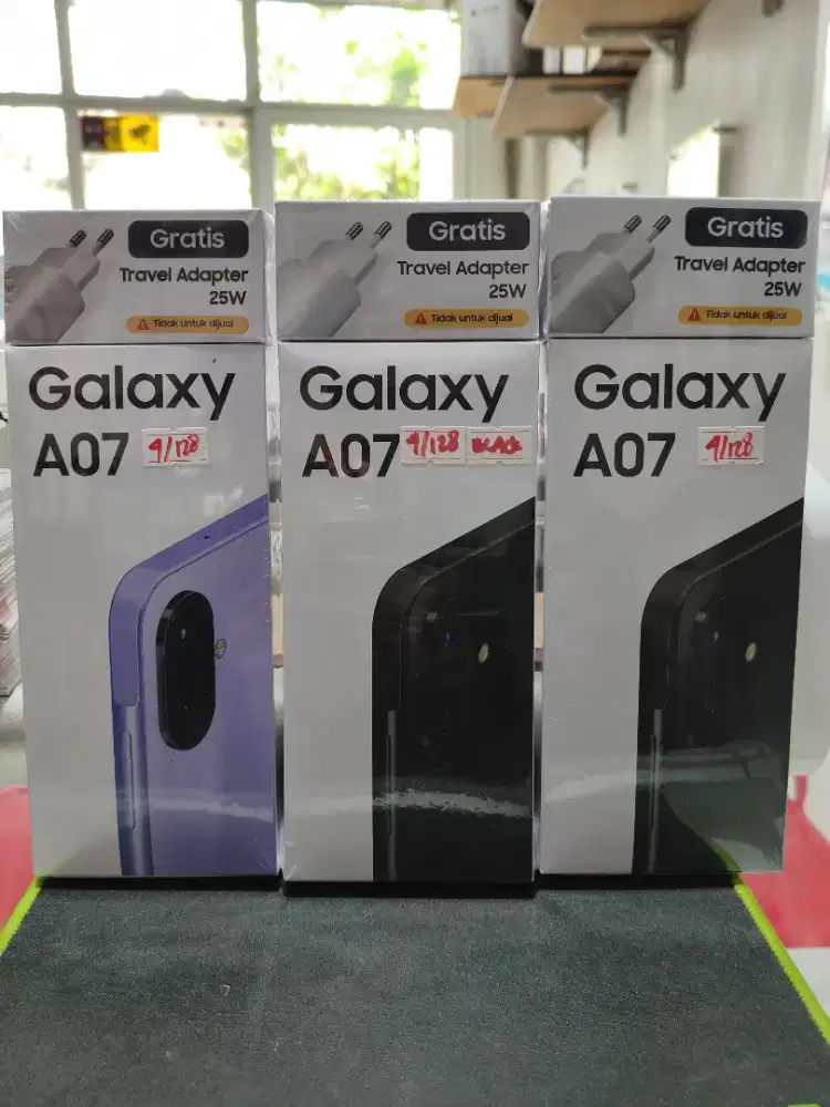 Samsung A07, free adaptor, ram 4gb Rom 128gb,Murmer