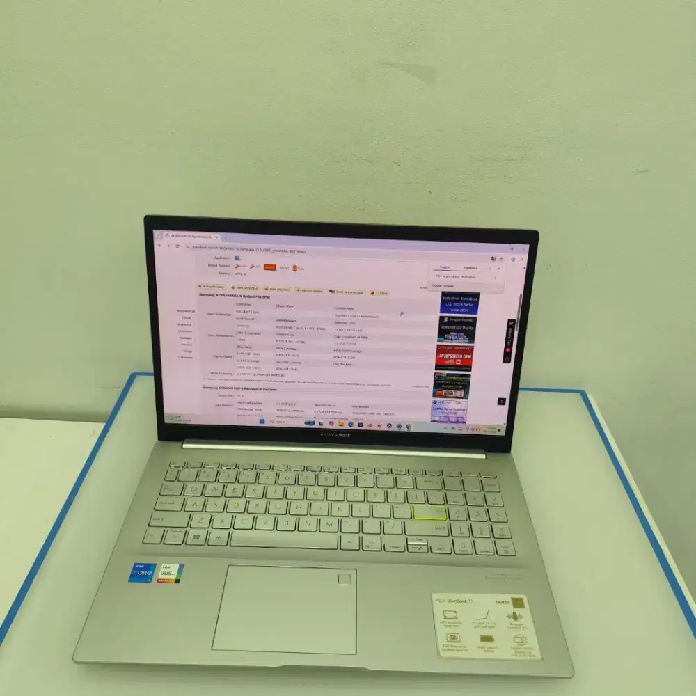 Laptop Asus VivoBook 15 K513EA Core i5-1135G7 Ram 8gb SSD 512gb FHD