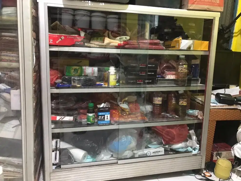 Etalase Kaca 4 rak