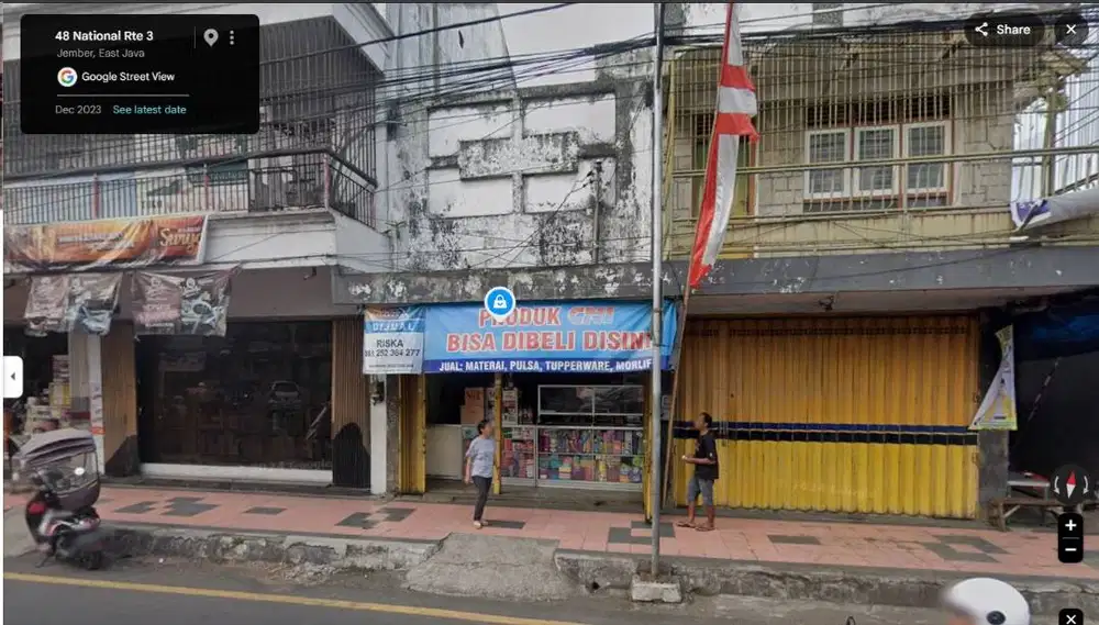 Ruko Strategis Tengah Kota Jember Jalan Trunojoyo 148