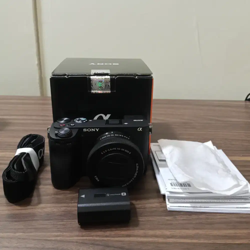 KAMERA SONY A6700 KIT LENS 16-50 OSS II BNOB UNIT FULLSETBOX