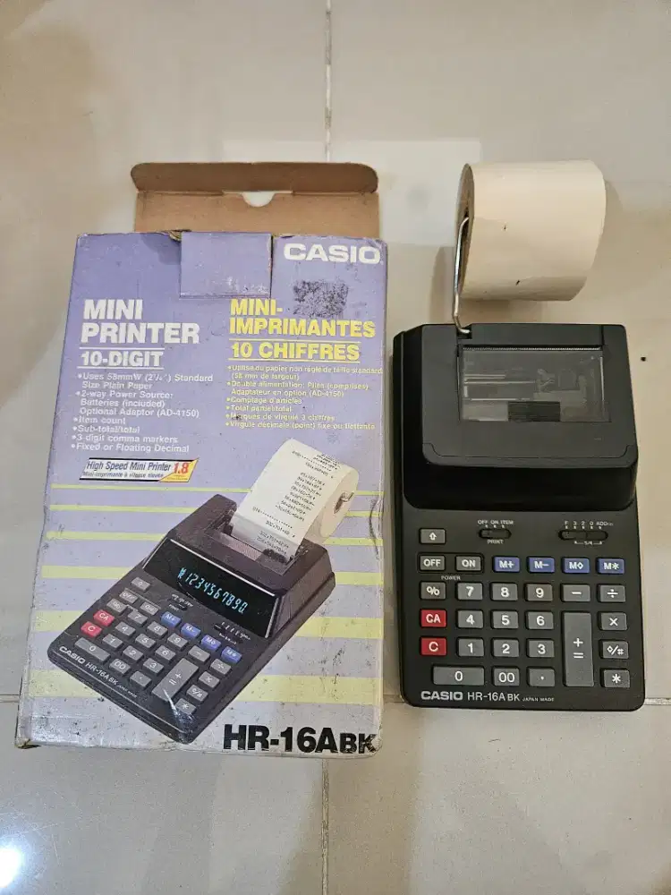 Mini printer casio