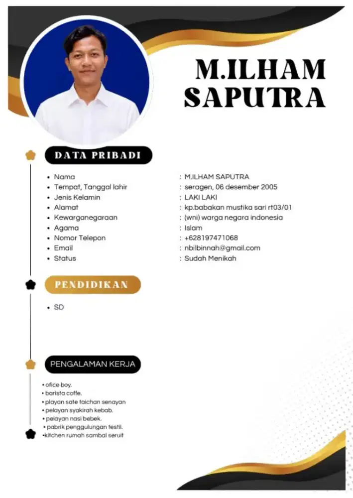 Info loker apa aja yg penting halal