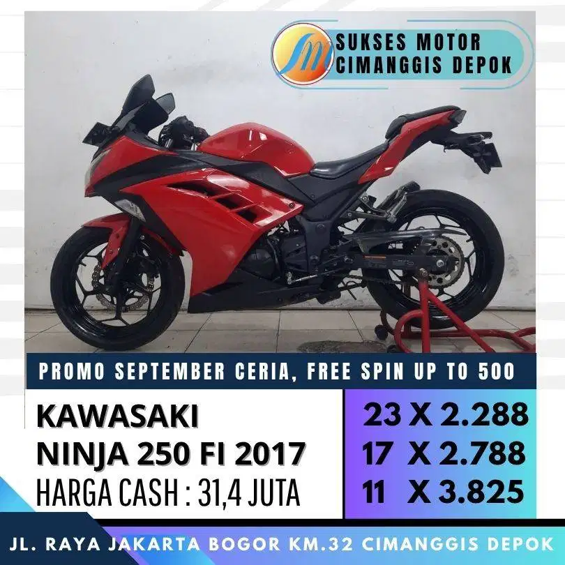 KAWASAKI NINJA 250 FI 2017 GOOD CONDITION