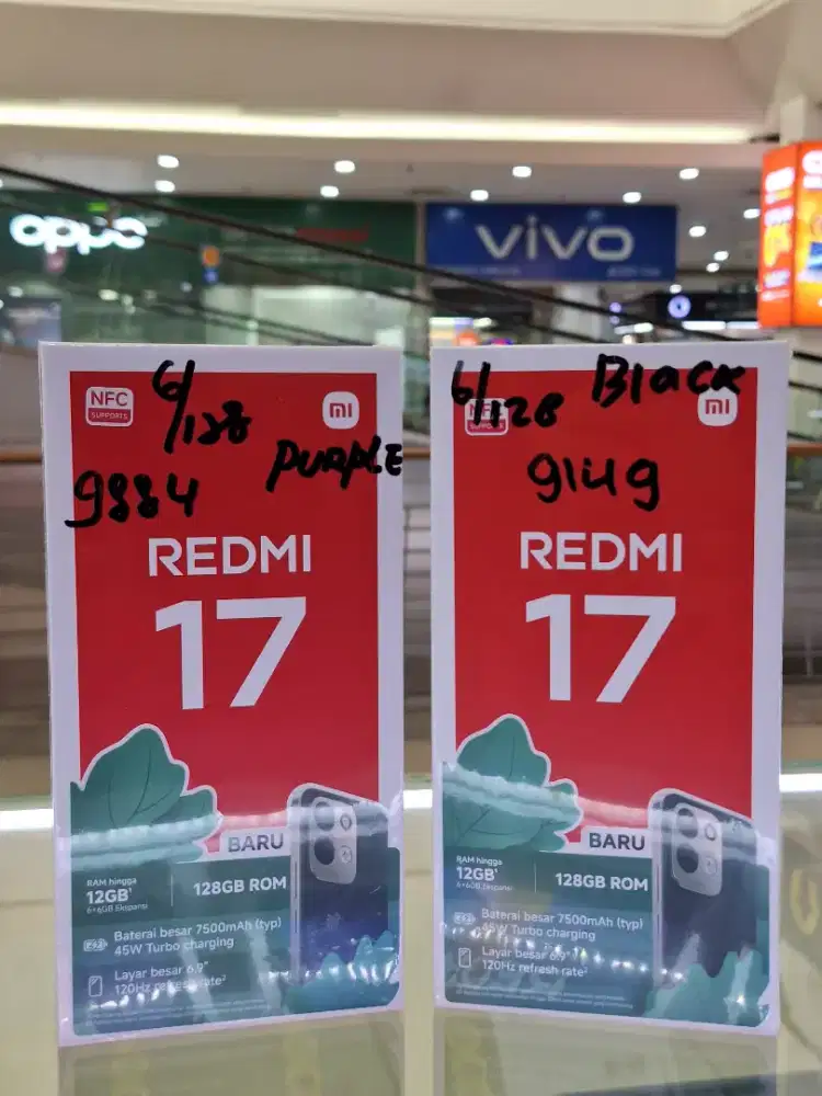 Redmi 17 6gb / 128gb