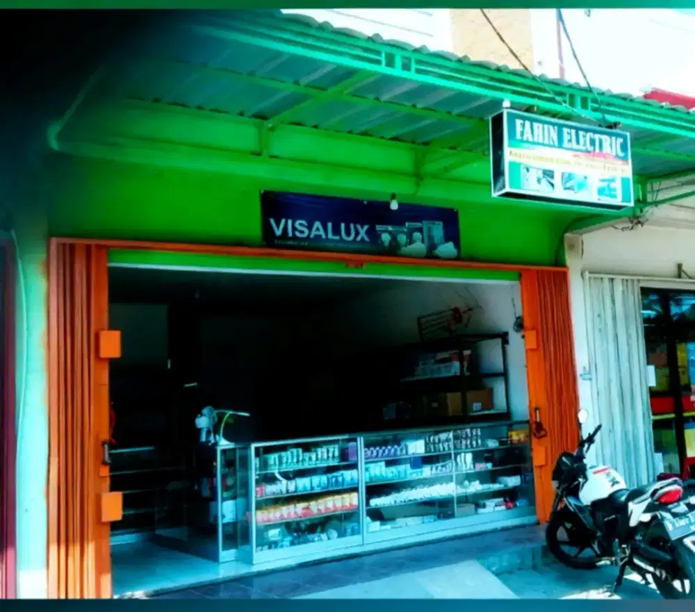 Ruko toko listrik sudah jalan blok H 370