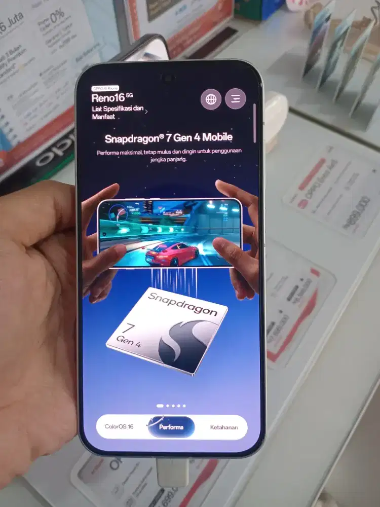 OPPO RENO 16 5G 8/256GB CASH/CICILAN TANPA DP