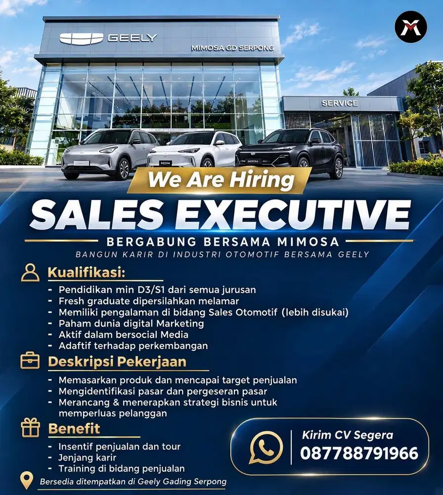 Sales Geely Gading Serpong