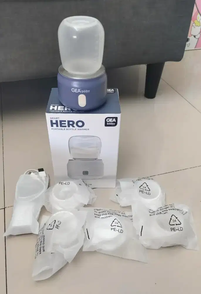 Gea Baby Portable Bottle Warmer (Penghangat Botol Susu Pemanas ASI)