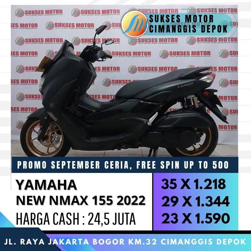 YAMAHA NEW NMAX 155 2022 CASH KREDIT PROMO CASHBACK 300