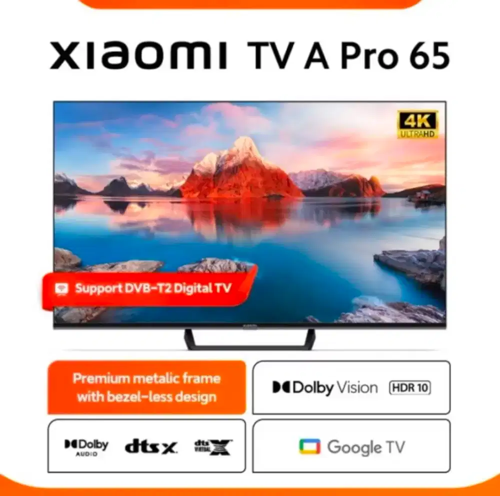 Xiaomi TV A Pro 65 Inch 4K QLED | Smart TV | Cicilan Home Credit