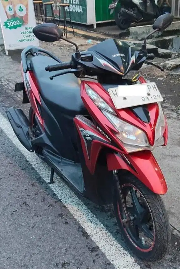 Dijual Vario Merah Eksotis sudah di Servis