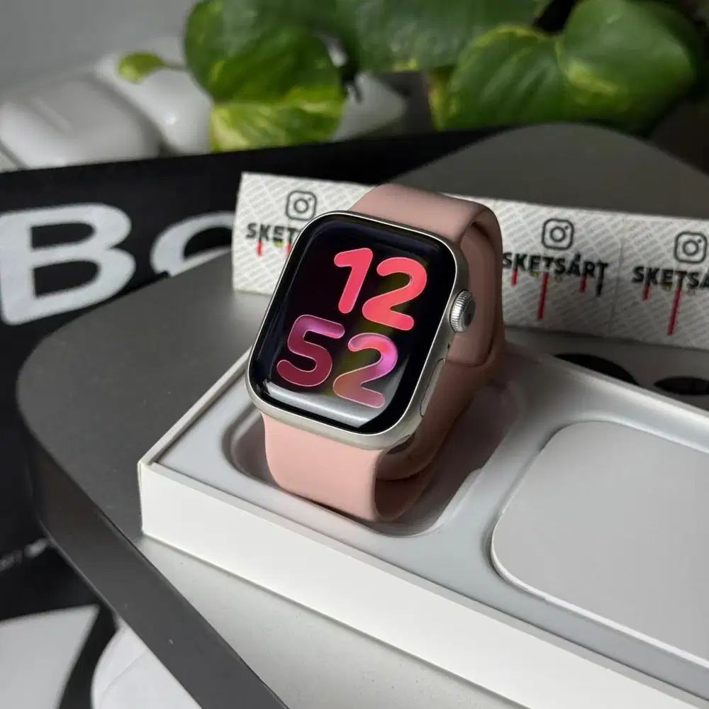 Apple Watch Series 8 41mm Starlight iBox iwatch Battery Health 89%