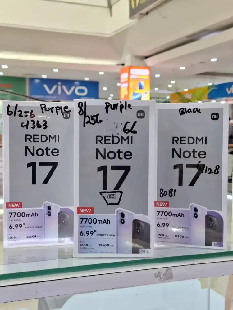 Redmi note 17 6/128