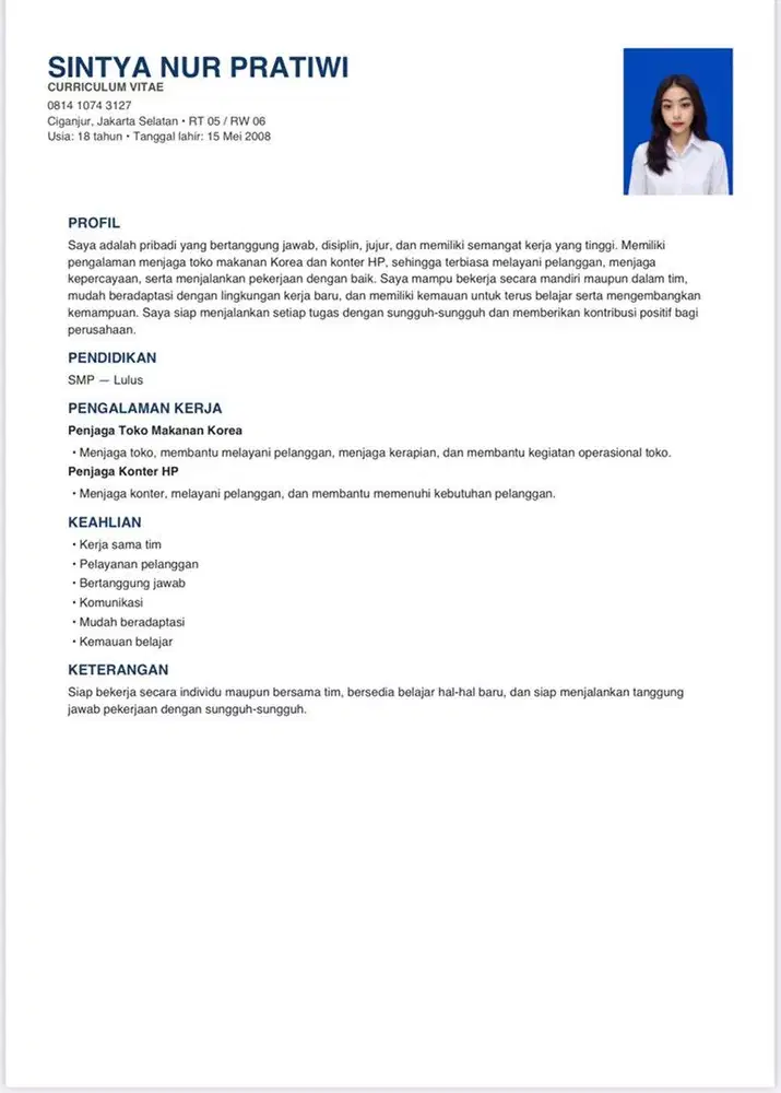 cari pekerjaan apa saja