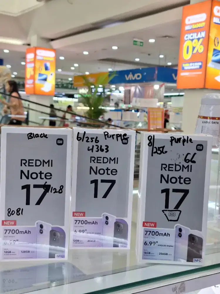 Redmi note 17 5g 8gb/256gb