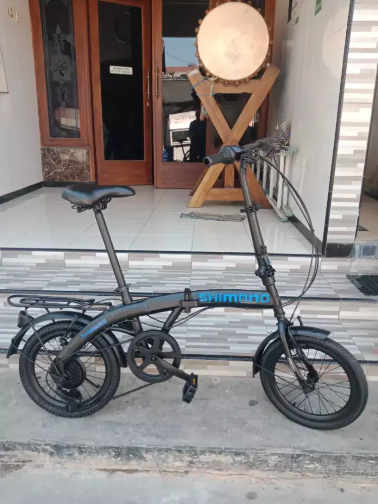 Sepeda Lipat BASIC PHOENIX 6 SPEED CUSTOM BAGUS UK. 16 SIAP PAKE,NEGO