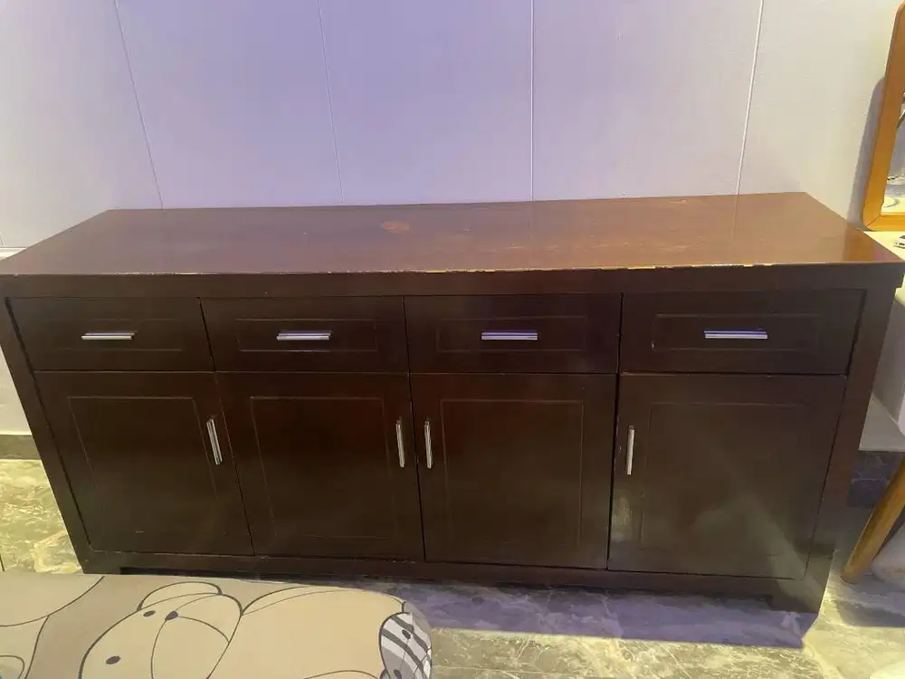 Lemari Meja Kayu