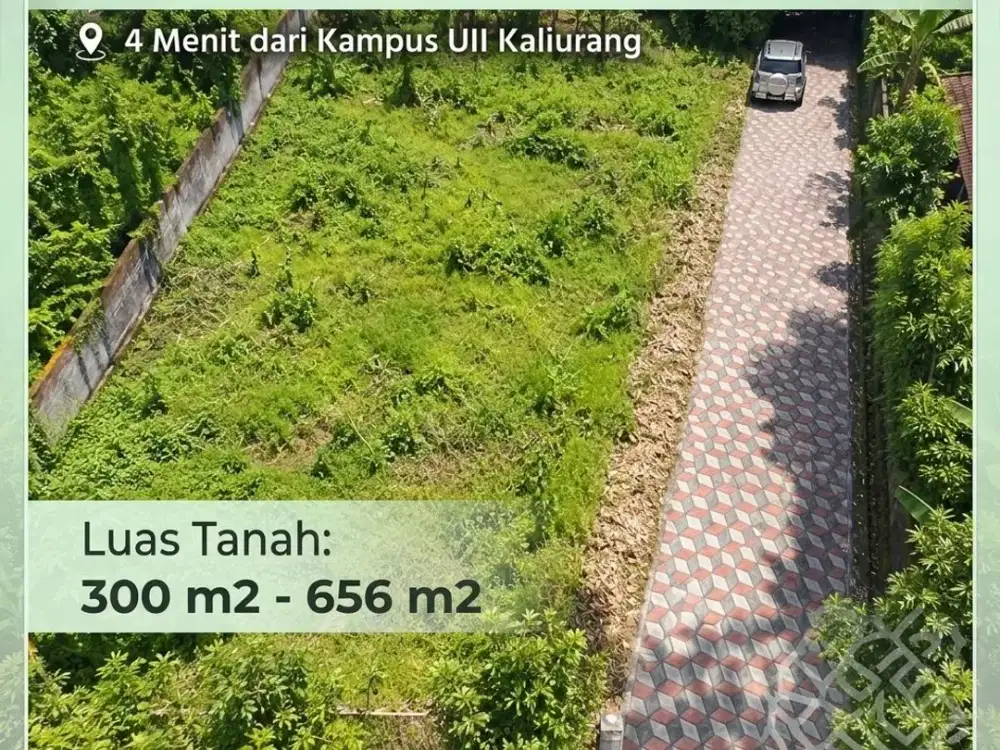 Tanah Kaliurang Jogja 4 Menit Dari Kampus UII