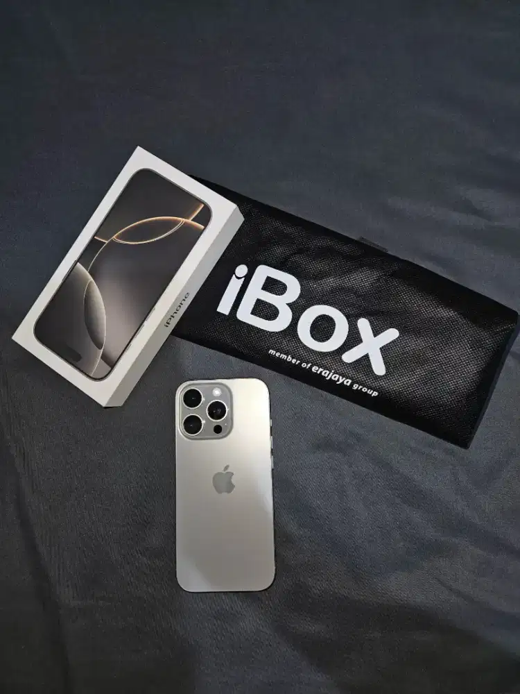 WTS - iPhone 16 Pro 256GB Natural Titanium Resmi iBox (PA/A)