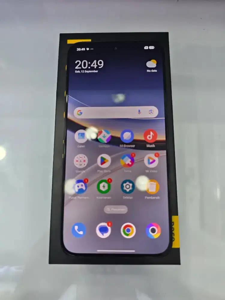 Poco F7 5G 12+12/512Gb Black Garansi resmi Poco 10 bulan -MasterCom