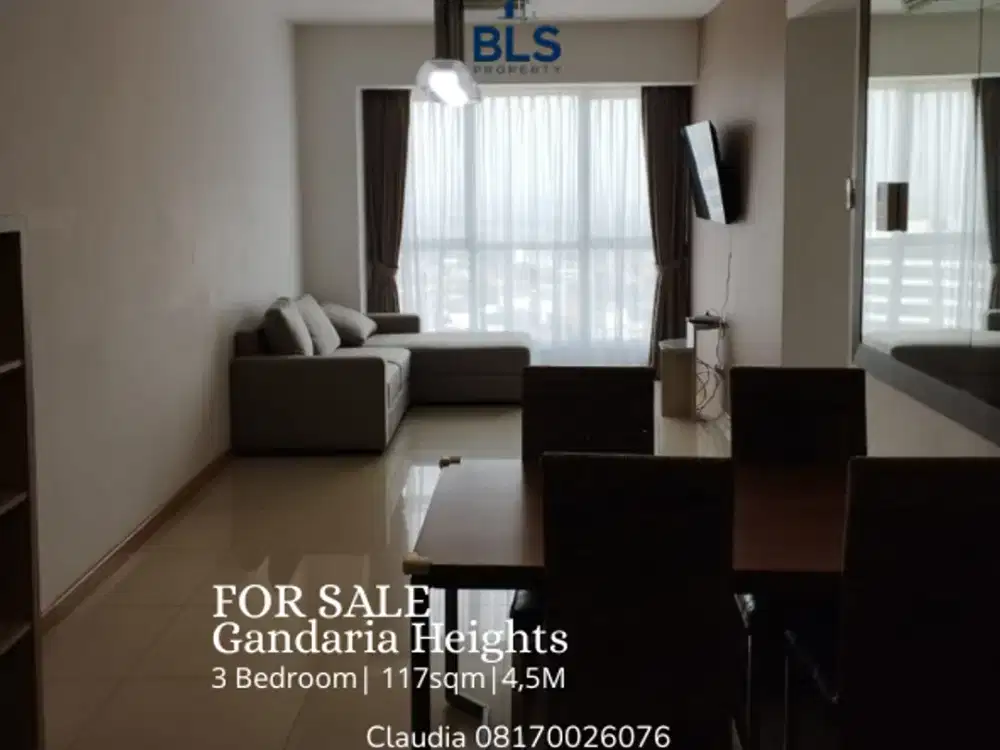 FOR SALE Apartment Gandaria Heights 3Bedroom
