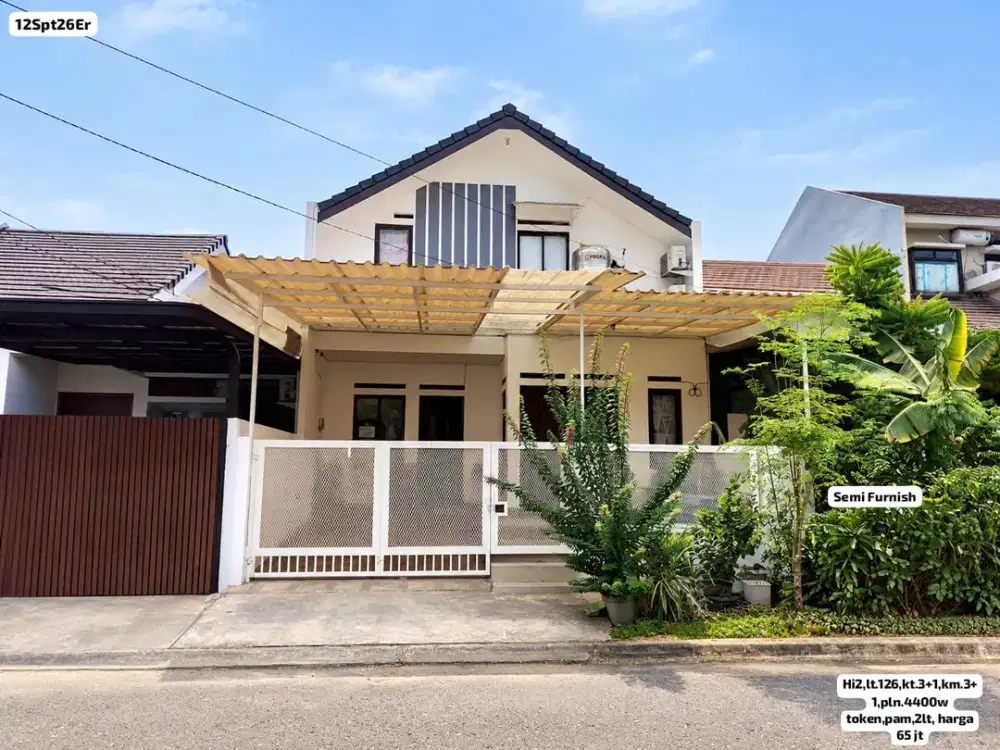 Rumah Cantik Harapan Indah 2, 2 Lantai, Siap Huni