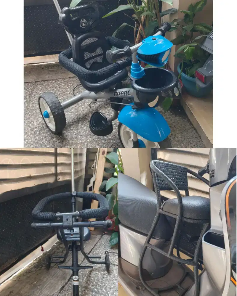 Stroller sepeda dan kursi motor