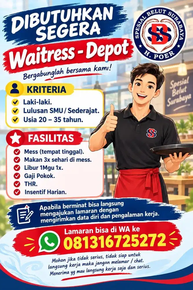 Lowongan Waitress