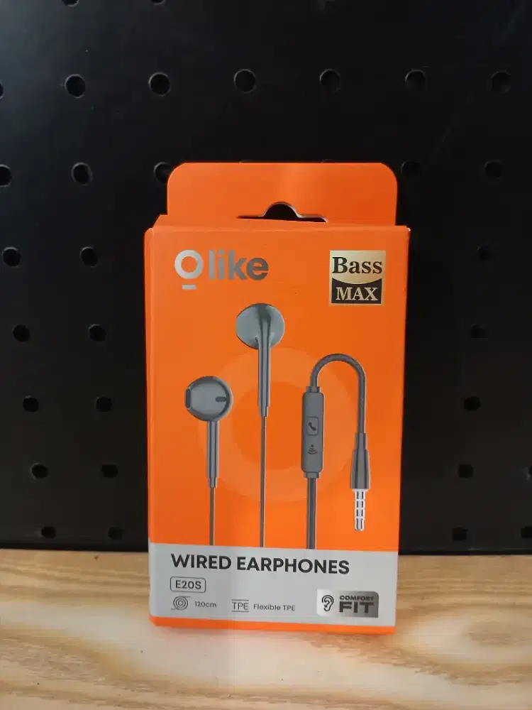 Olike E20S Wired Earphone Headset Kabel 120cm Aux 3.5mm Jack Audio