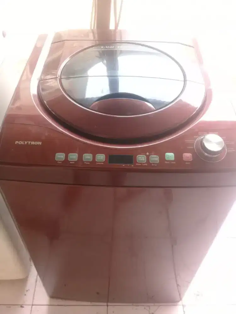 mesin cuci 1 tabung digital Merek polytron