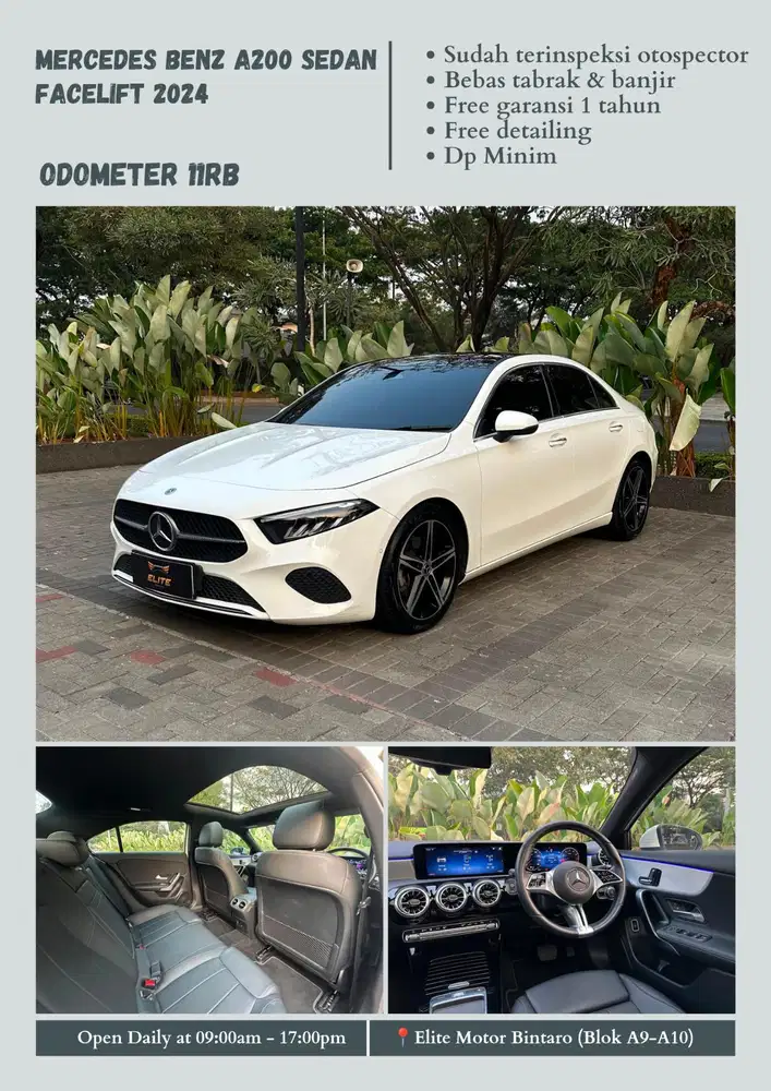Mercedes Benz A200 Sedan Facelift
PANORAMIC 2024