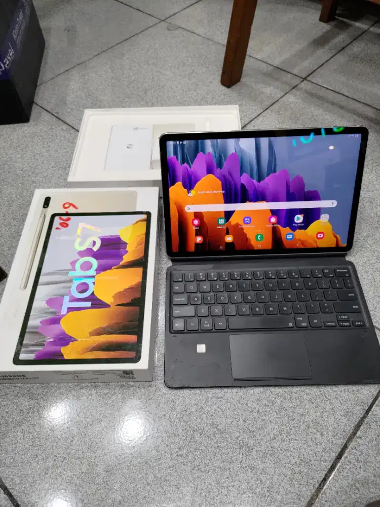 Samsung Tab S7 6/128 Fullset Include Keyboard