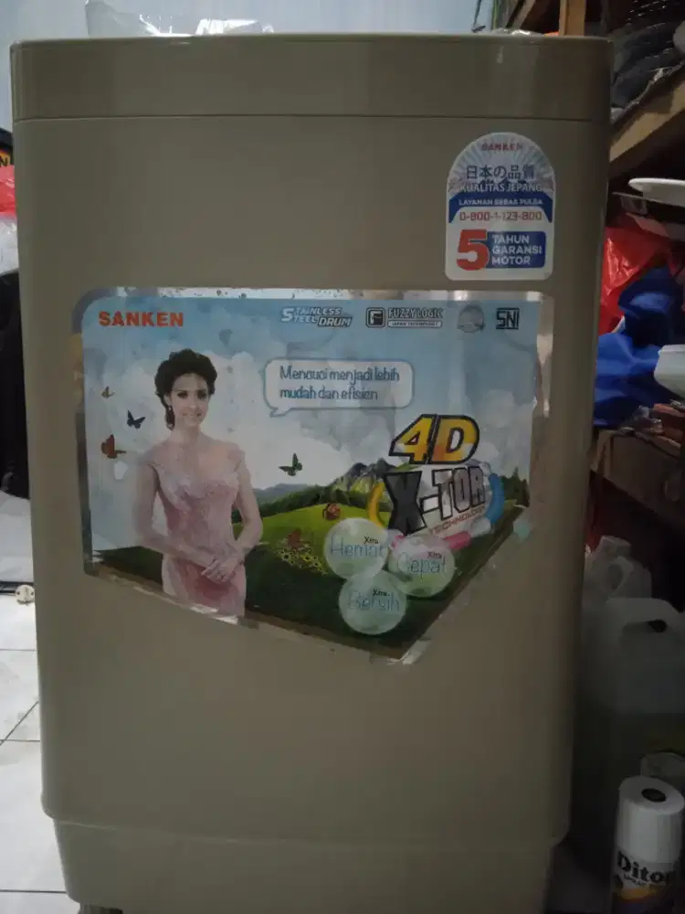 Jual cepat mesin cuci 1 tabung