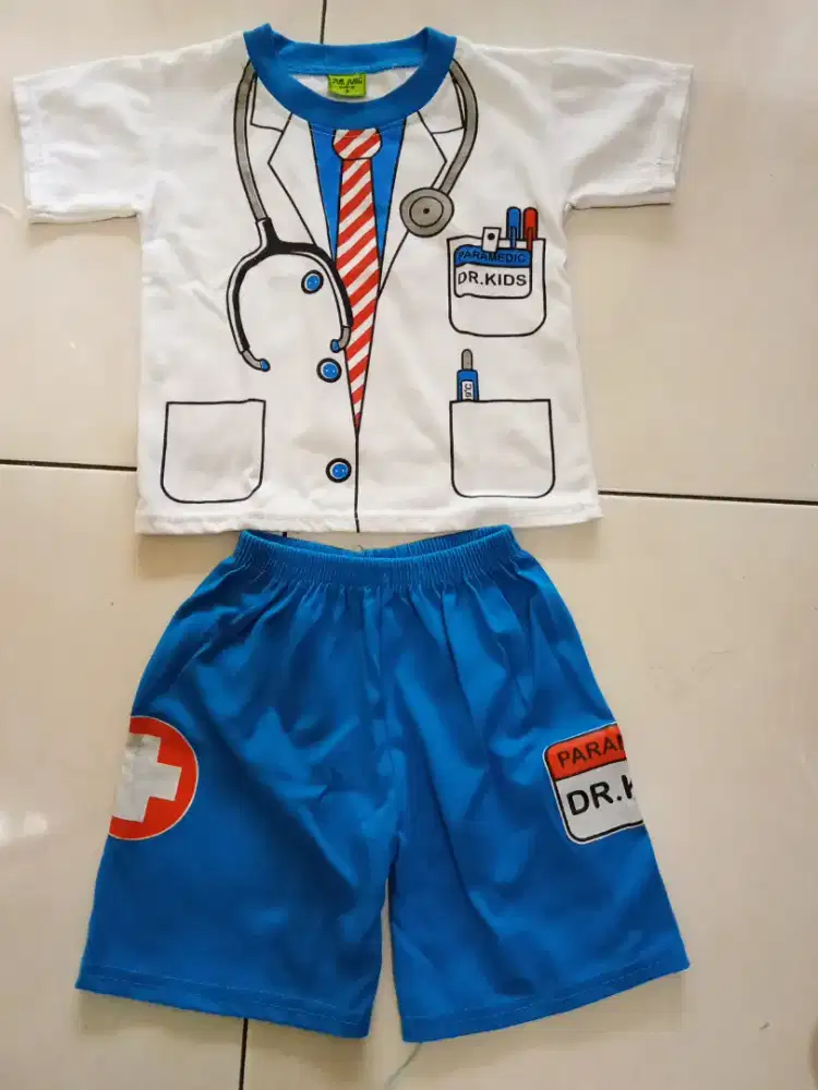 One set anak cowo motif dokter