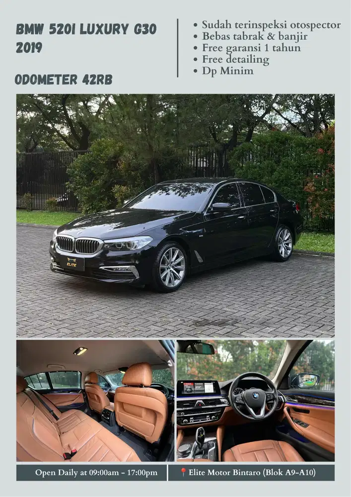 BMW 520i Luxury G30 2019