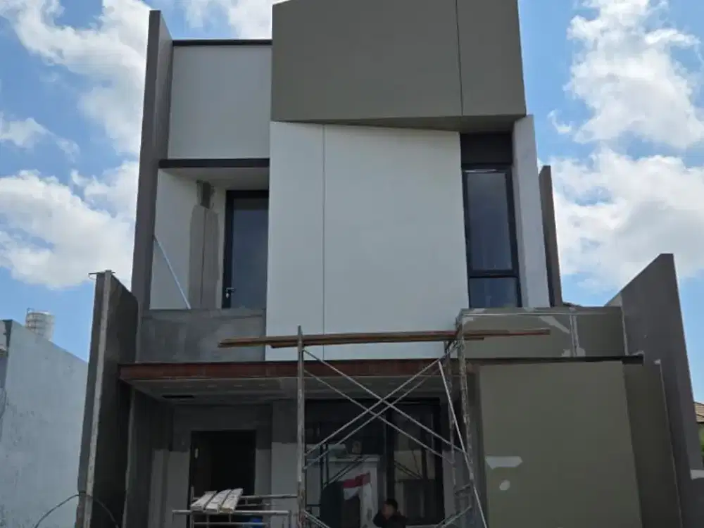 LP 005 Dijual Rumah Baru Lingkungan Eksklusif Manyar Surabaya Dekat Dengan Galaxy Mall dan MERR