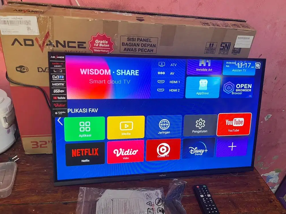Smart android tv advance 32 inc fulset