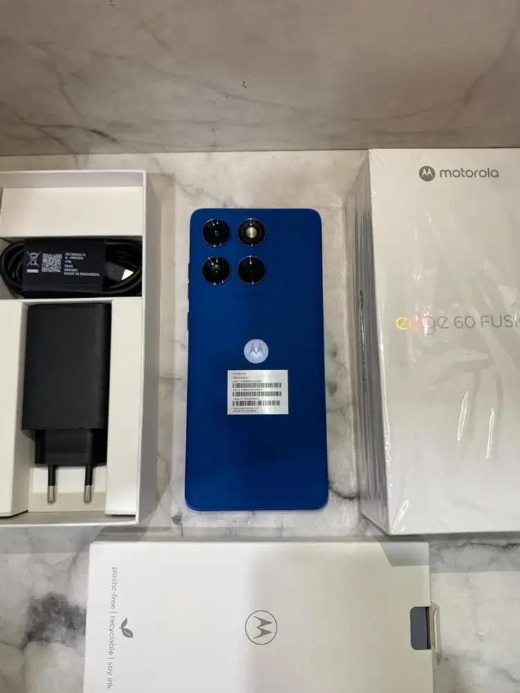 motorola edge 60 fusion 12/256 second resmi lengkap & original bawaan