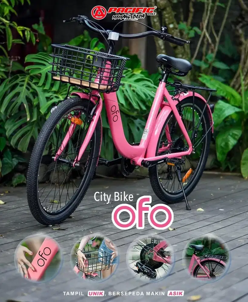 Sepeda pacific ofo bike, 7 speed