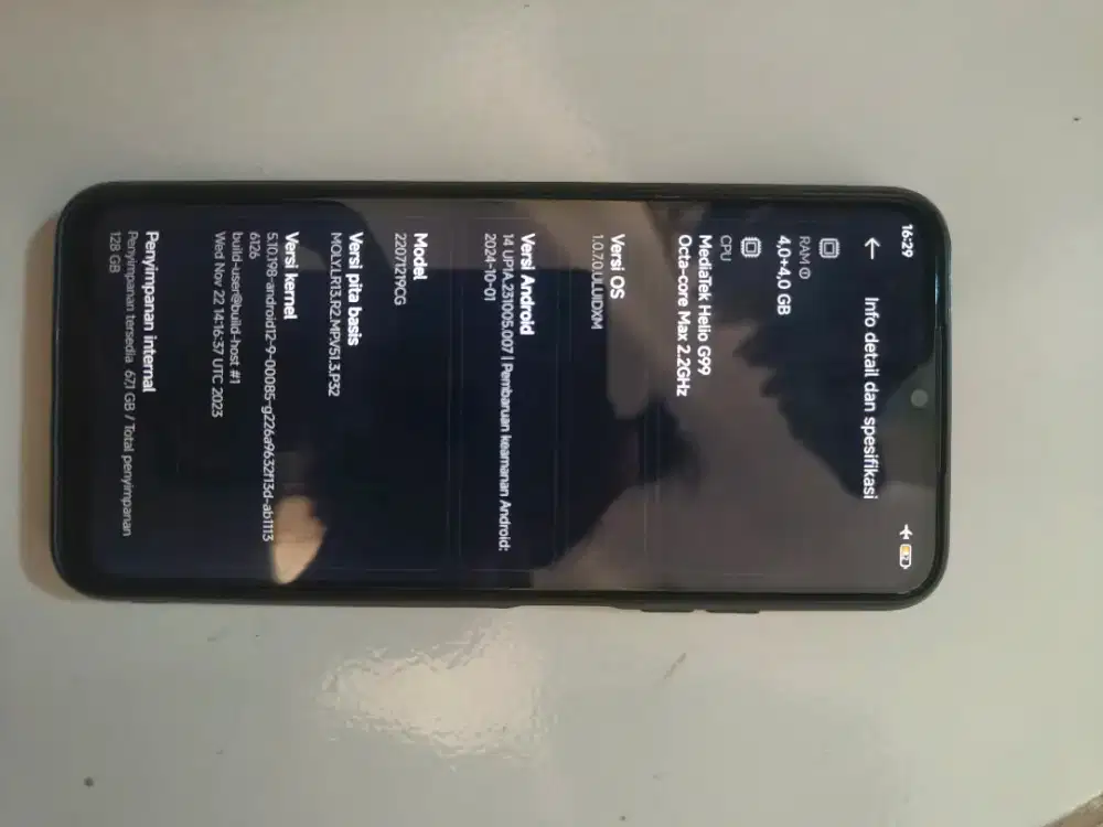JUAL HP POCO M5 (4+4)/128